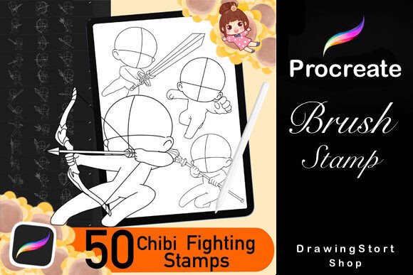 50 Chibi Procreate Fighting Poses Stamps: A Practical Evaluation