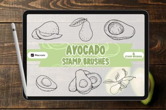 Avocado Brush Stamp Set for Procreate: A Strategic Asset for Digital Creators