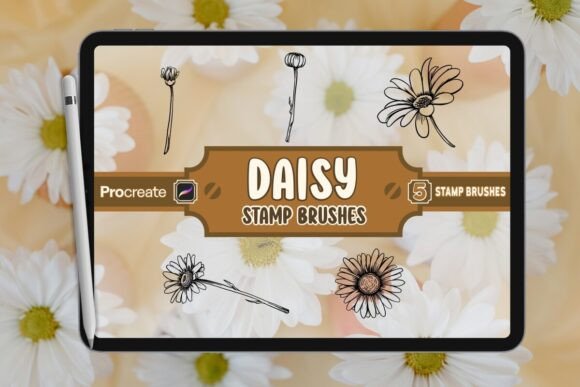 Daisy Brush Stamp Set for Procreate: A Strategic Asset for Digital Creators