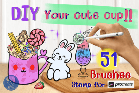 DIY Your Cute Cup Brush for Procreate