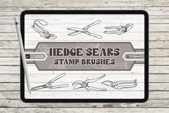 HedgeSears Brush Stamp Set for Procreate