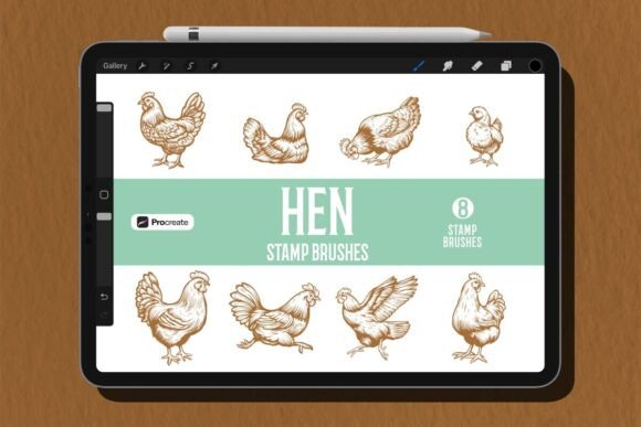 Hen Brush Stamp Set for Procreate: A Practical Guide to Integration