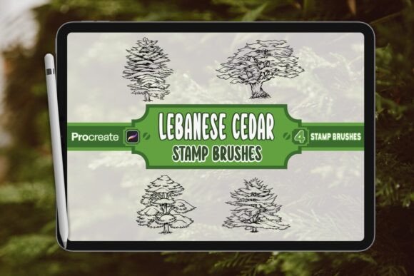 Labanese Brush Stamp Set for Procreate