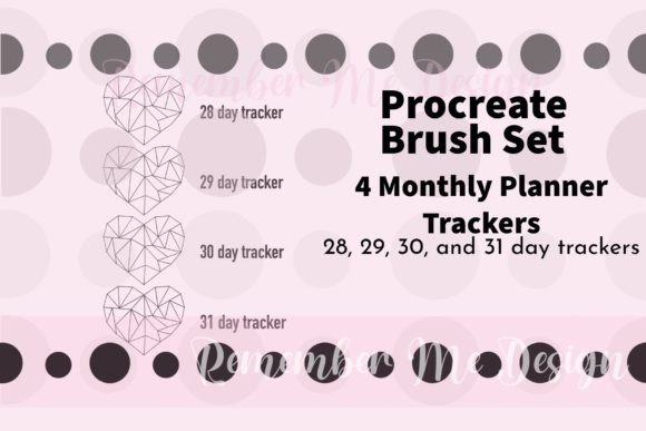 Monthly Heart Planner Procreate Brush Set: A Practical Guide to Better Tracking