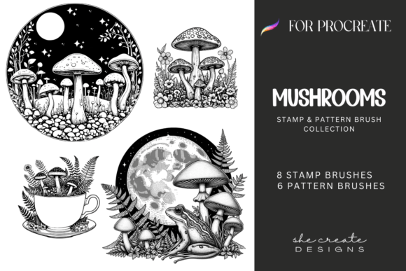 Procreate Mushroom Brush Collection: A Guide to Better Digital Art