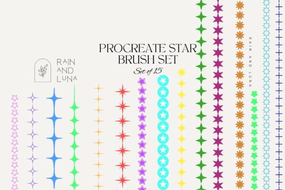 ✨ Procreate Star Brush Set