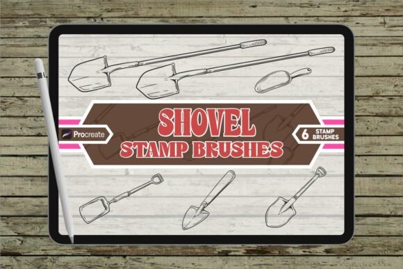 Shovel Brush Stamp Set for Procreate: A Practical Review